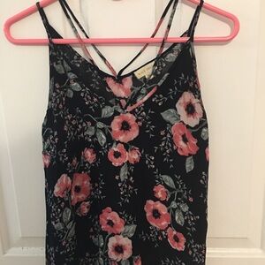 Black Swan multi strap layered tank XS